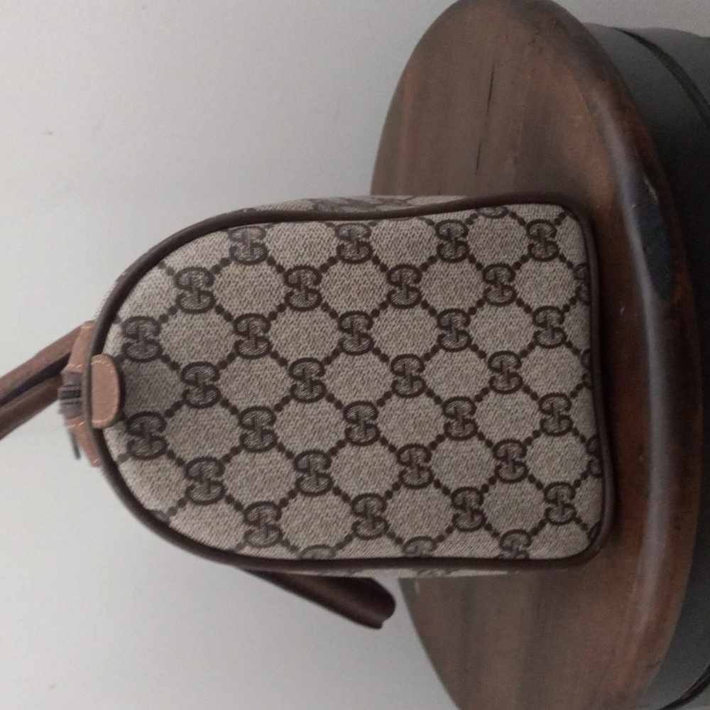 Authentic Vintage Gucci GG Monogram Supreme Sherry Web Ophidia Boston Doctor Bag - Picture 5 of 11